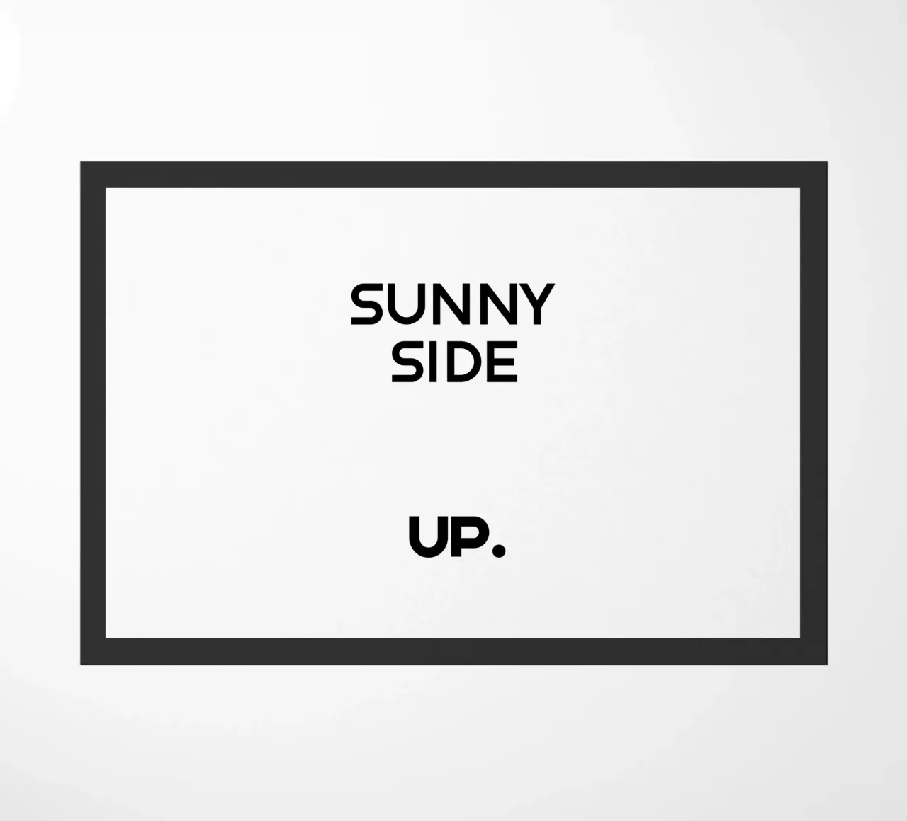 Sunny Side Up Semplice tipografia minimalista zerbino da YV TYPOGRAPHY
