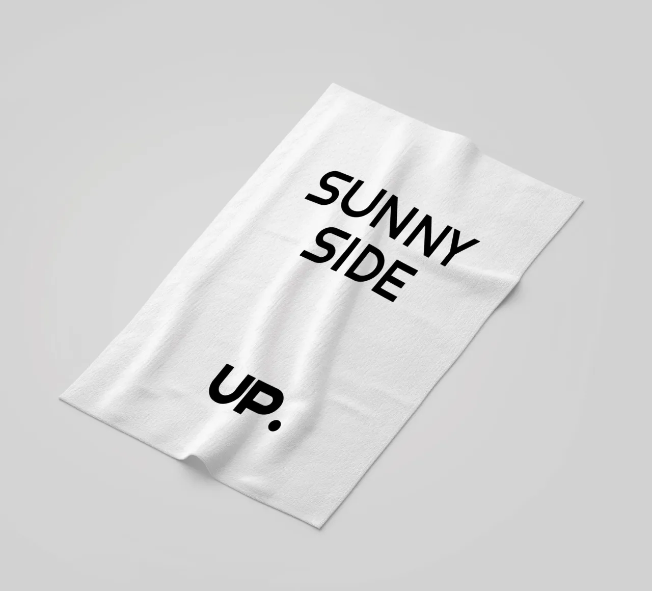 Sunny Side Up Semplice tipografia minimalista telo mare da YV TYPOGRAPHY
