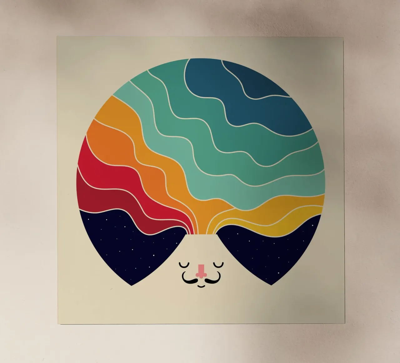 Continuare a pensare in modo creativo pellicola backlit da Andy Westface