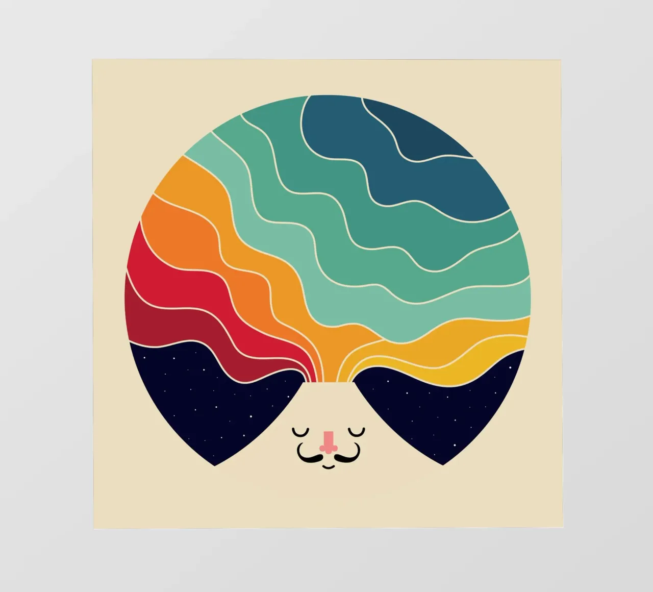 Continuare a pensare in modo creativo pellicola backlit da Andy Westface