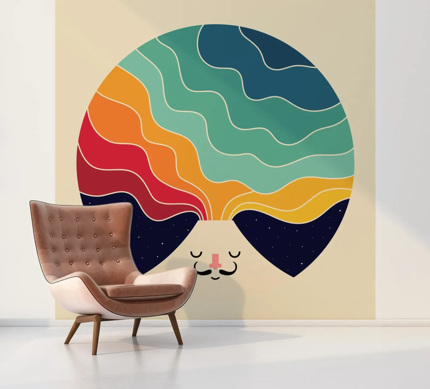 Keep Think Creative fotobehang van Andy Westface
