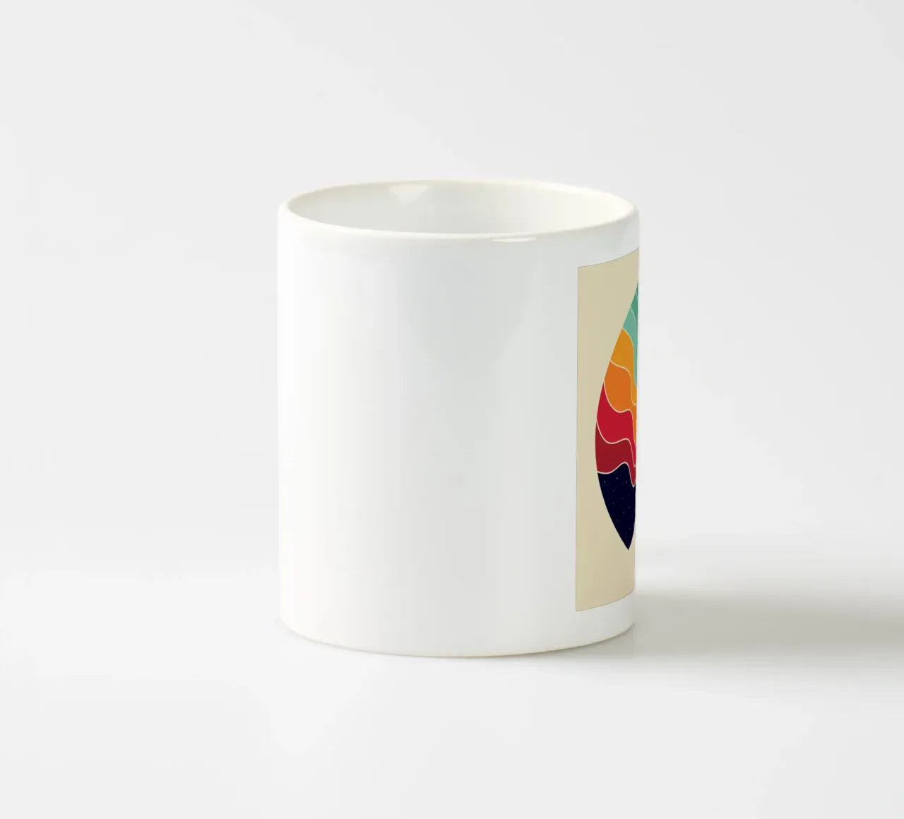 Continuare a pensare in modo creativo tazza in ceramica da Andy Westface