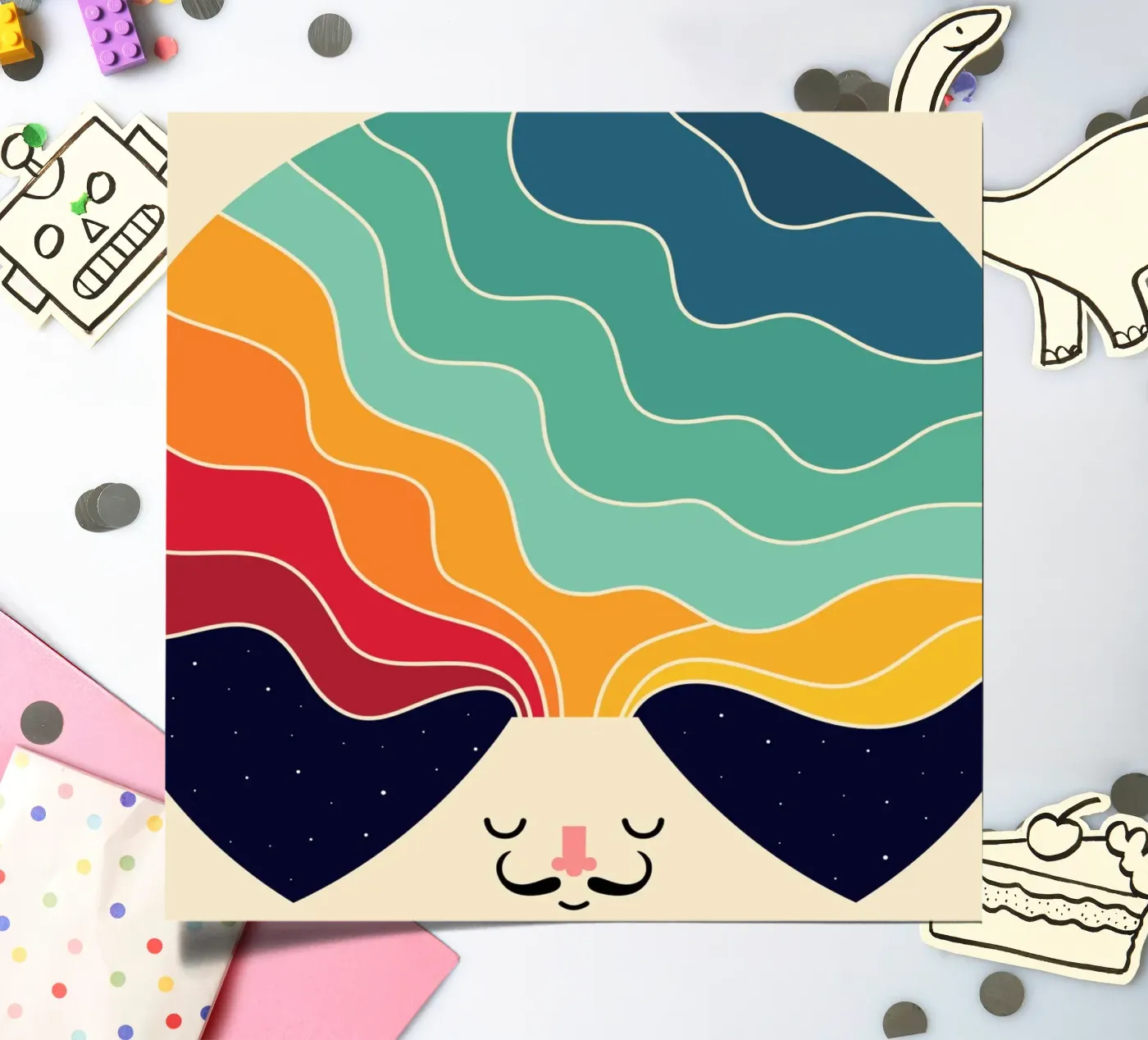 Keep Think Creative sticker sheet by Andy Westface
