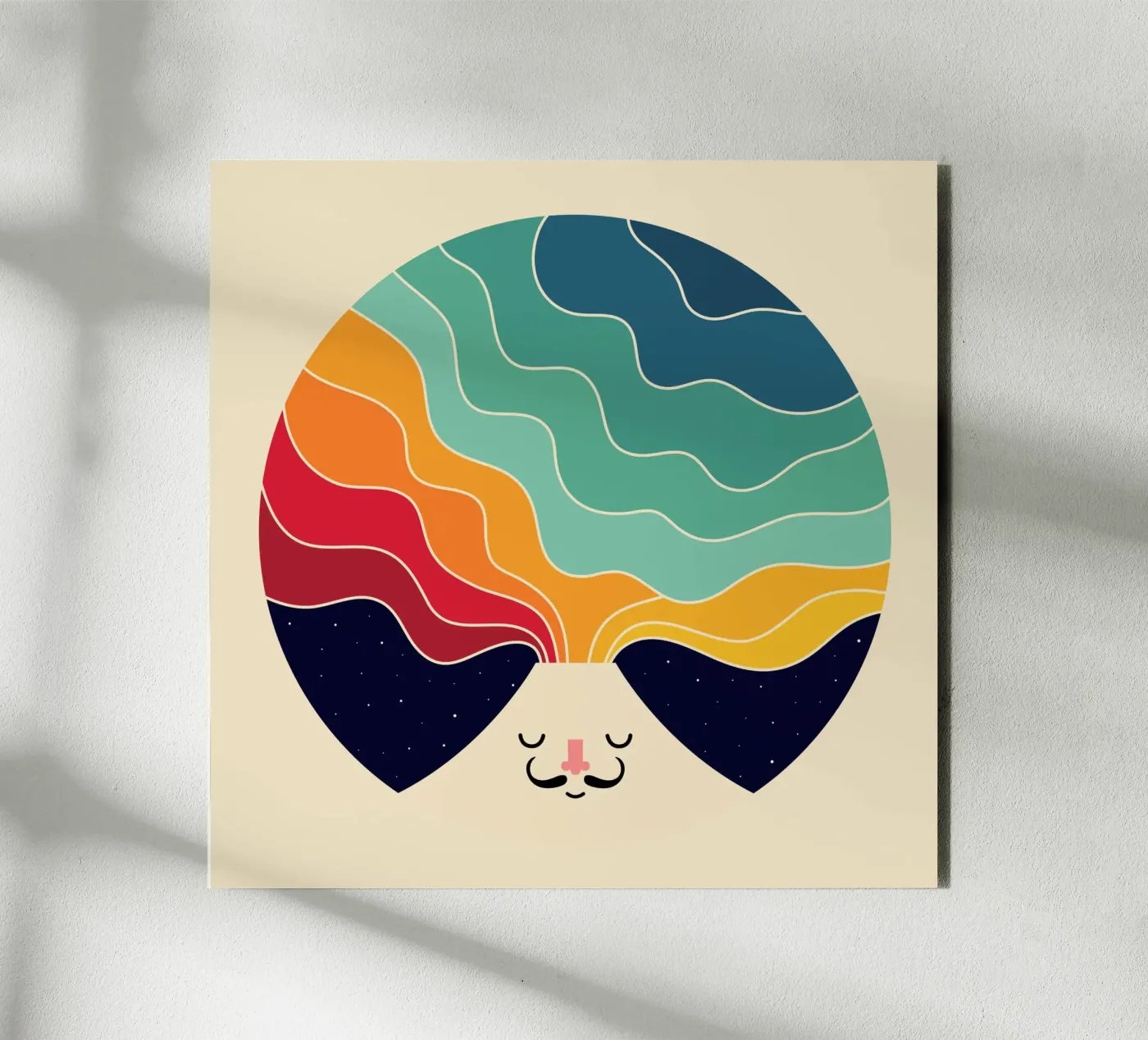 Keep Think Creative alluminio dibond da Andy Westface