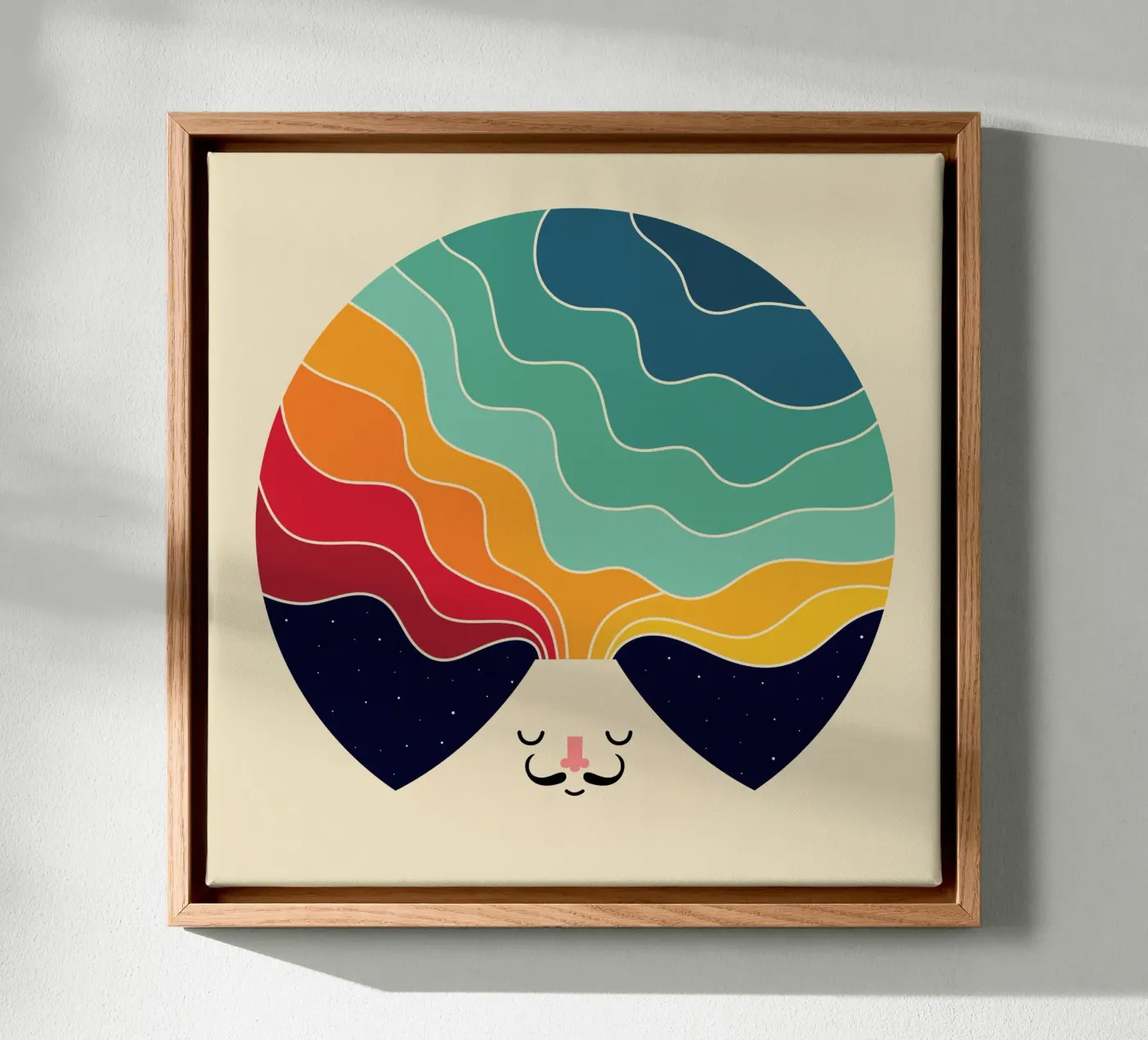 Keep Think Creative canvas by Andy Westface