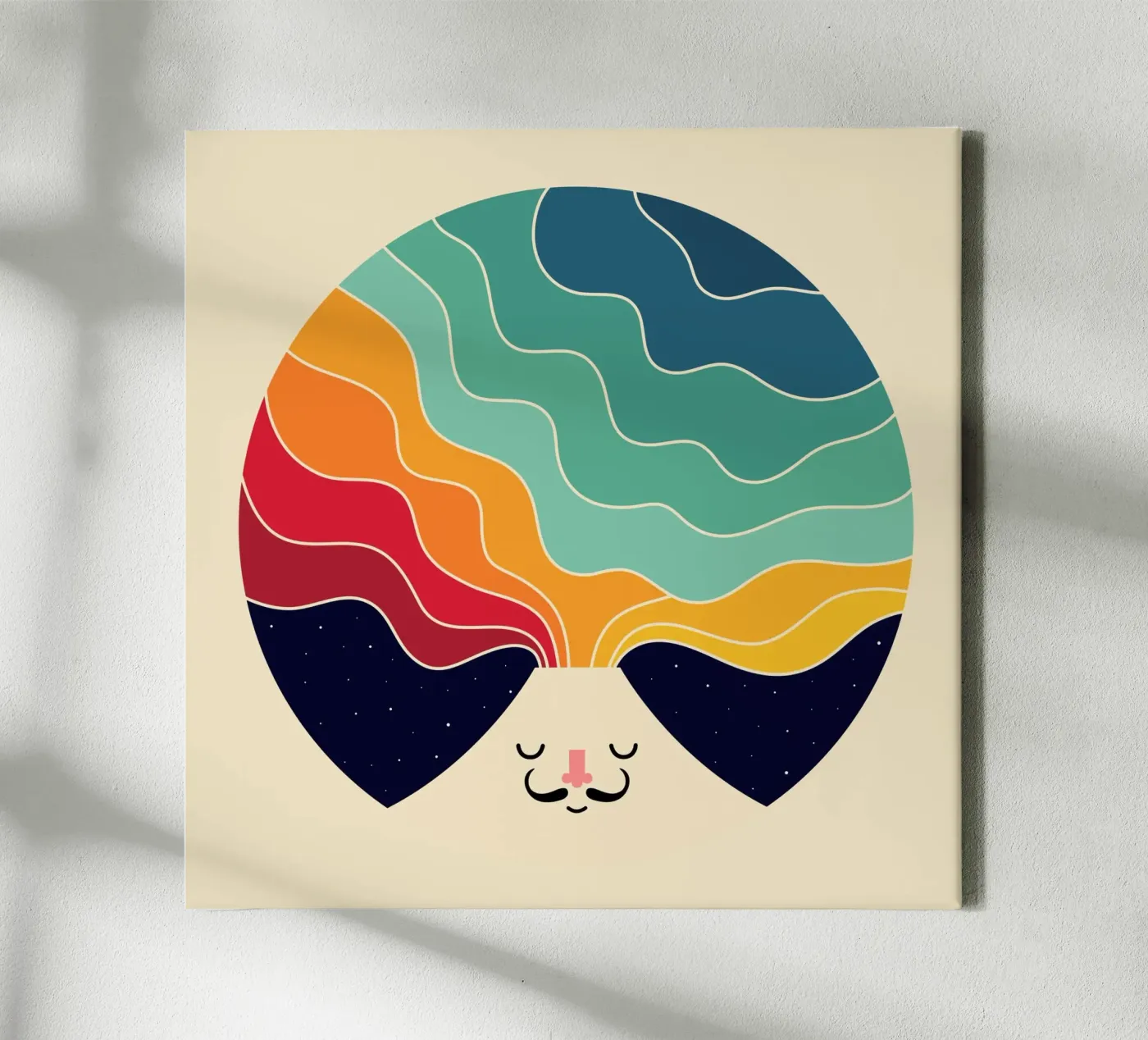 Keep Think Creative canvas by Andy Westface