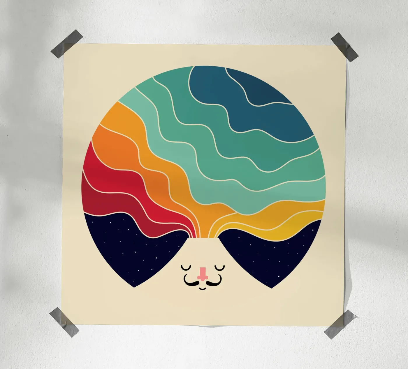Weiter kreativ denken Poster von Andy Westface