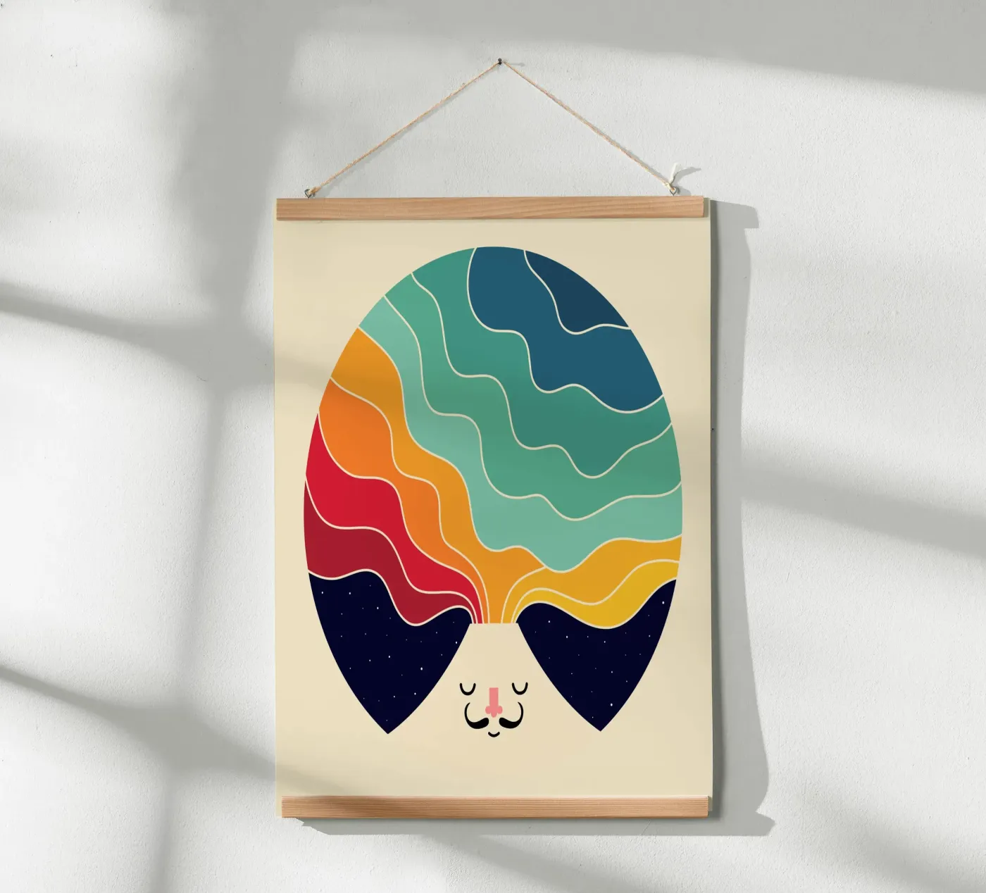Weiter kreativ denken Poster von Andy Westface