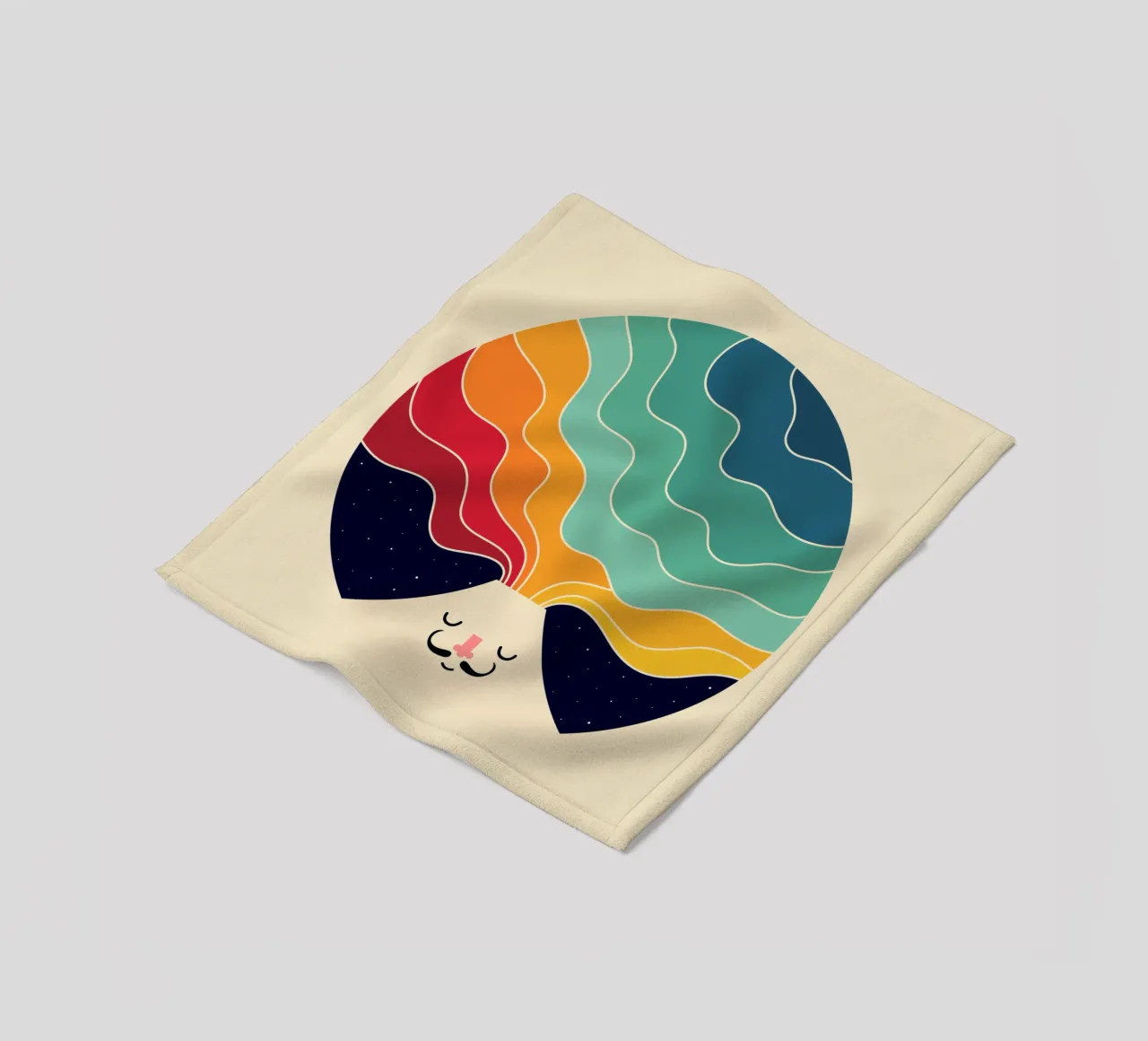 Creatief blijven denken fleecedeken van Andy Westface