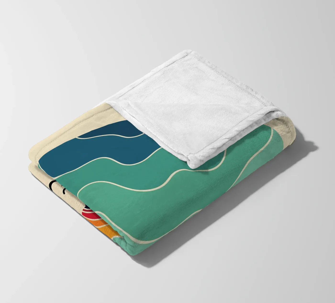 Weiter kreativ denken Fleecedecke von Andy Westface