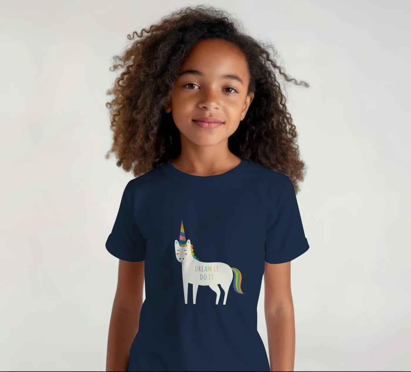 Droom het doe het kinder t-shirt van Andy Westface