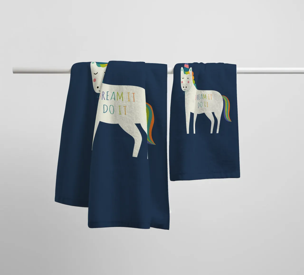 Droom het doe het badhanddoek van Andy Westface