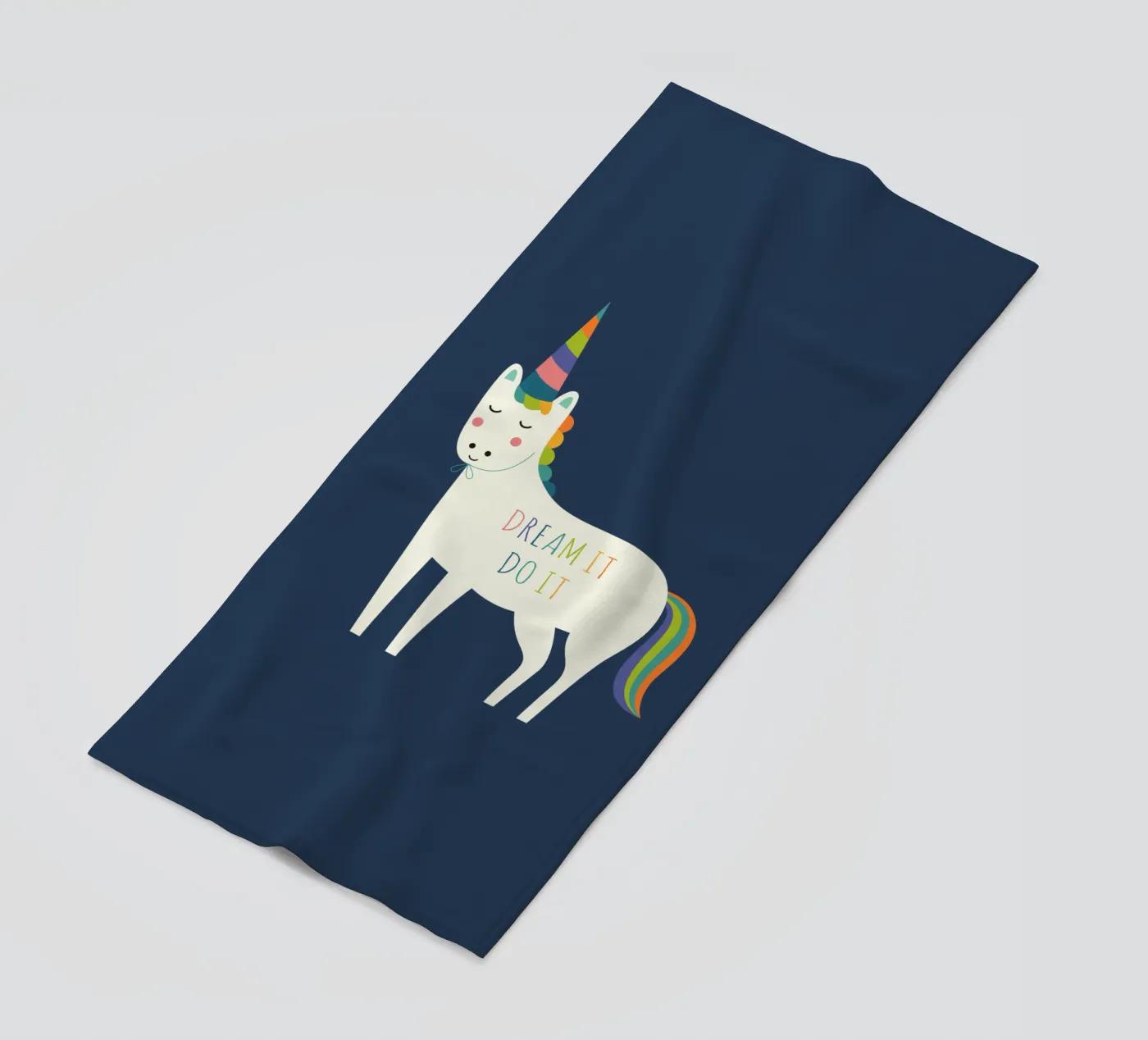 Droom het doe het strandhanddoek van Andy Westface