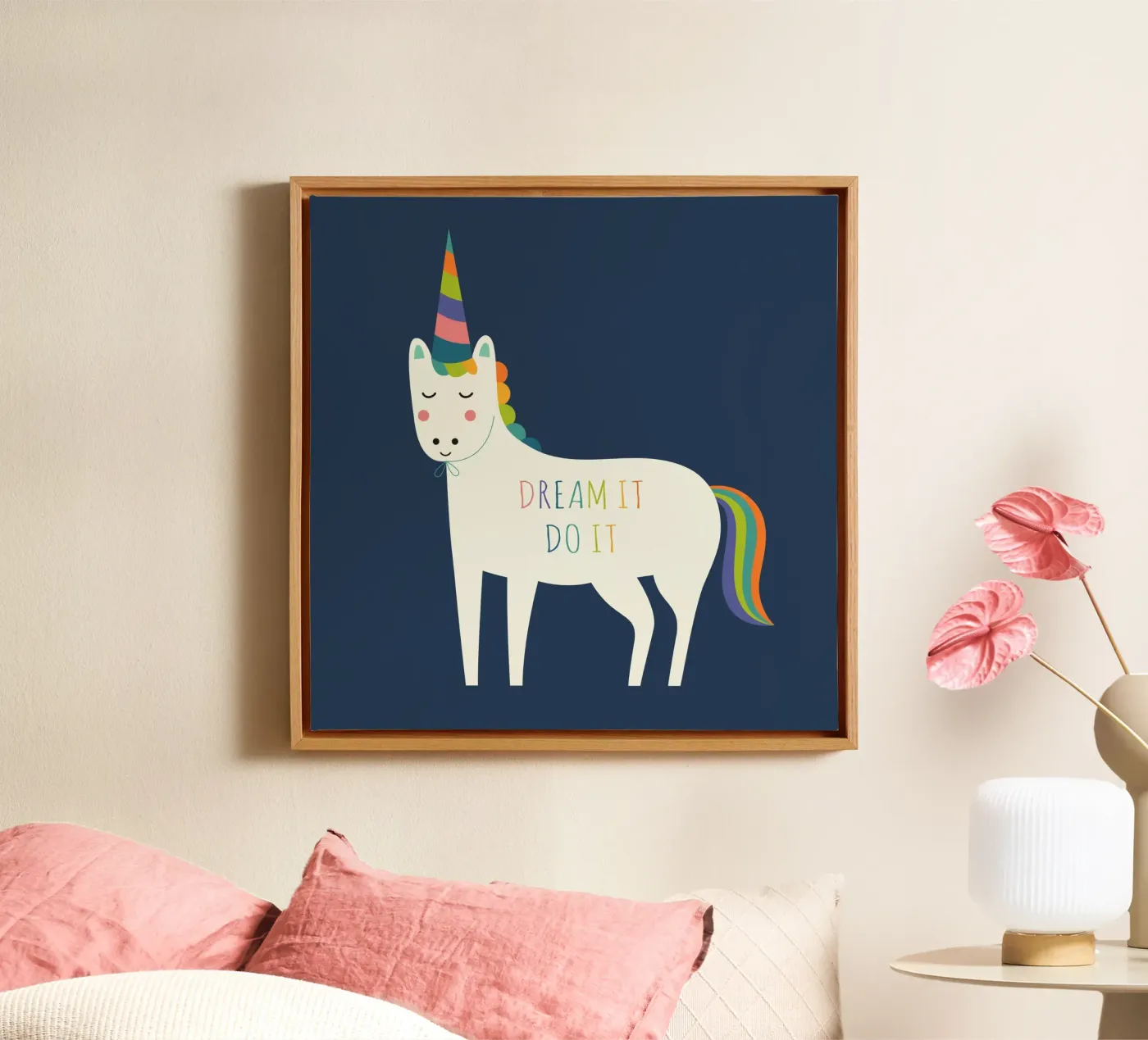 Droom het doe het canvas van Andy Westface