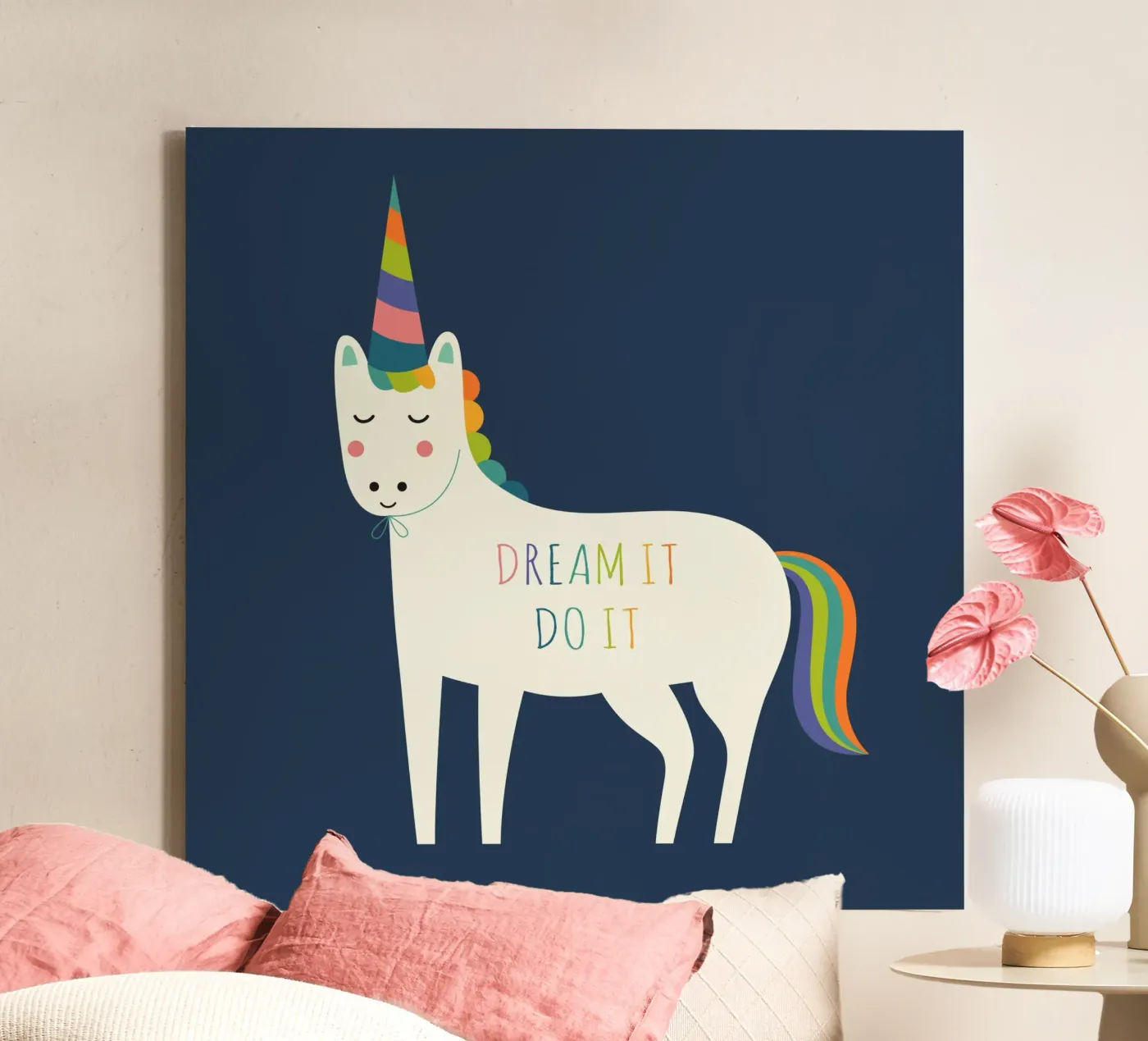 Droom het doe het canvas van Andy Westface