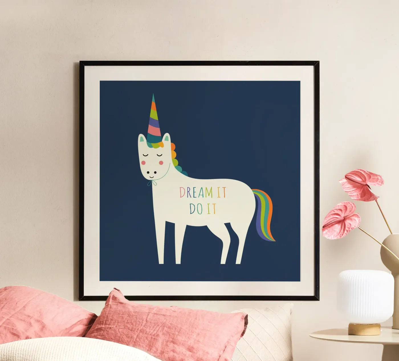 Träumen Sie es tun Sie es Poster von Andy Westface