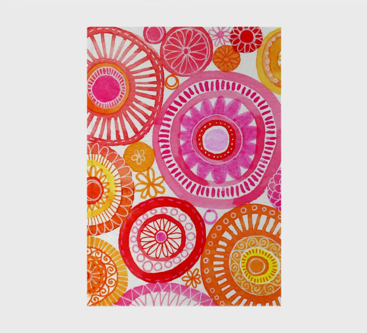 Susan Black - Botanical Circles notebook by The Artcircle