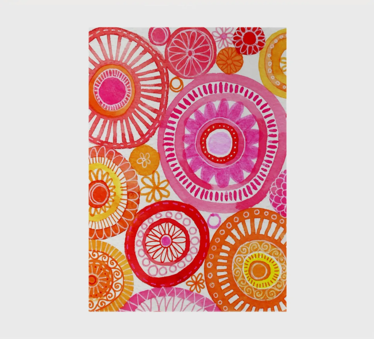 Susan Black - Botanical Circles notebook by The Artcircle