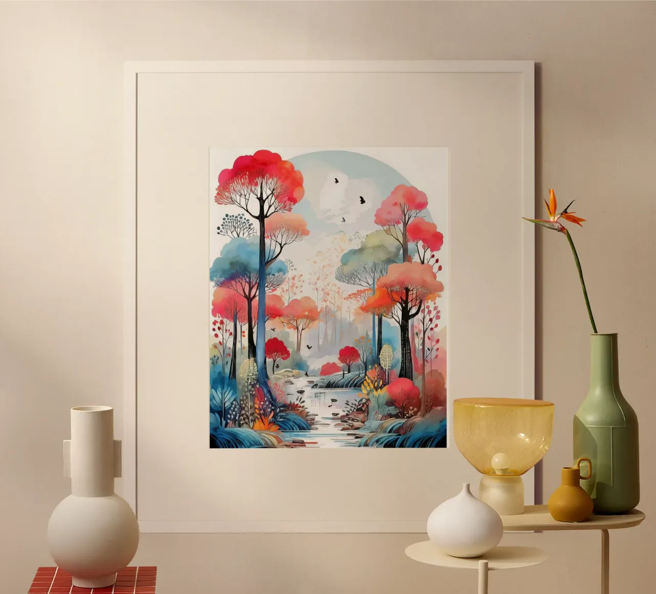 Flowing Seasons poster by Hightown Design