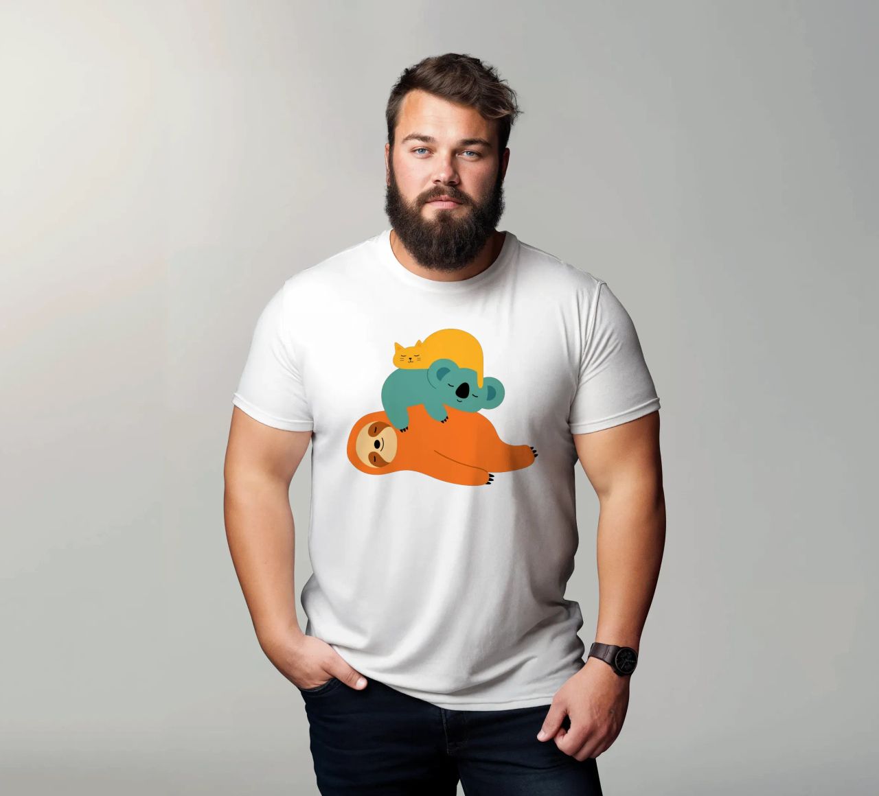 Being Lazy t-shirt by Andy Westface