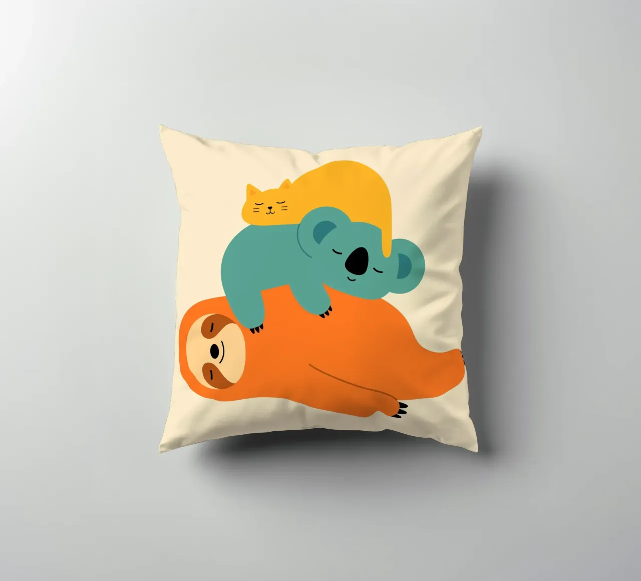Being Lazy decorative cushion by Andy Westface