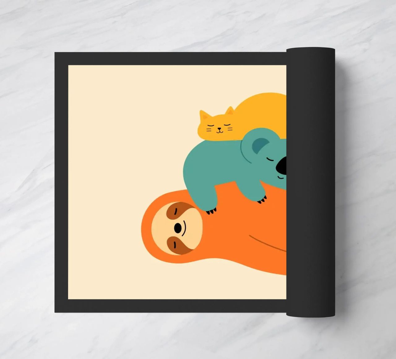 Being Lazy doormat by Andy Westface