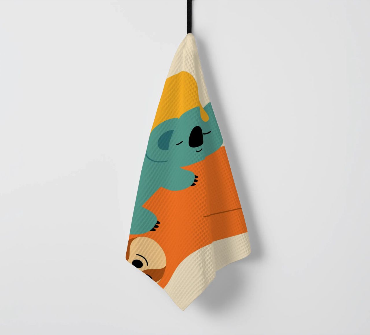 Being Lazy tea towel by Andy Westface