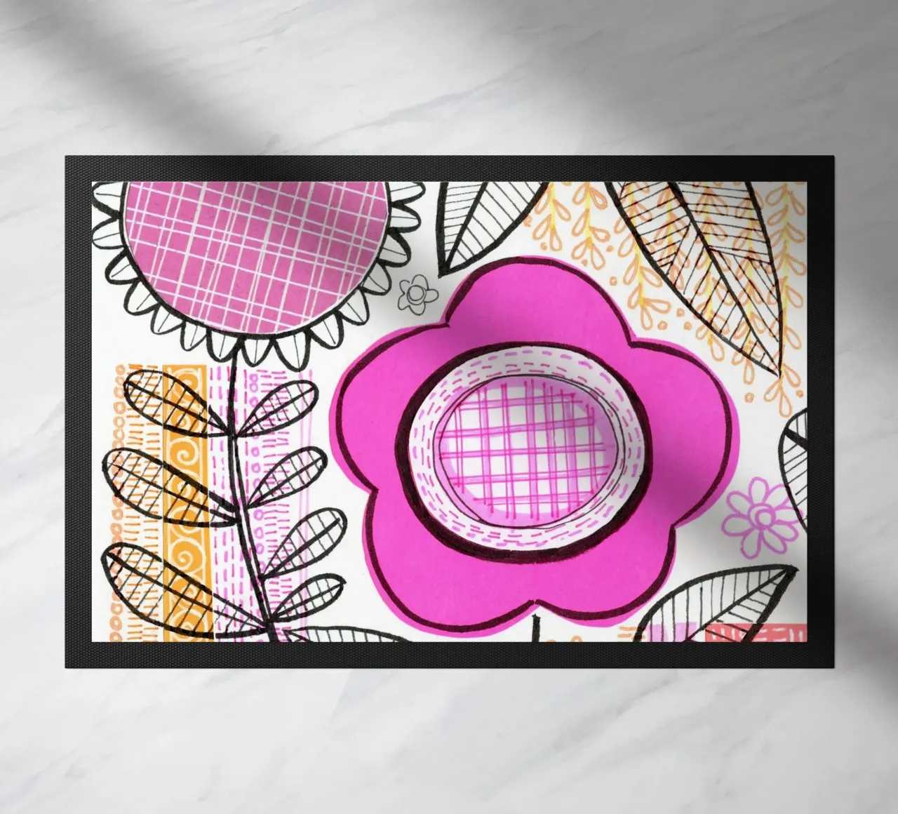 Susan Black - Collage botanico 01 zerbino da The Artcircle