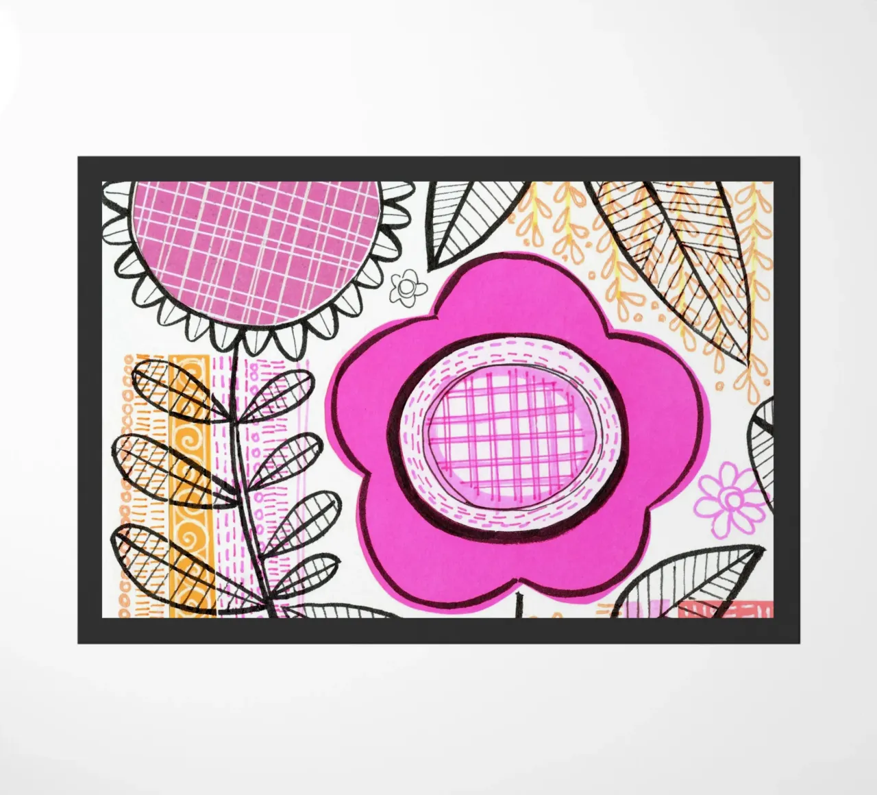 Susan Black - Collage botanico 01 zerbino da The Artcircle