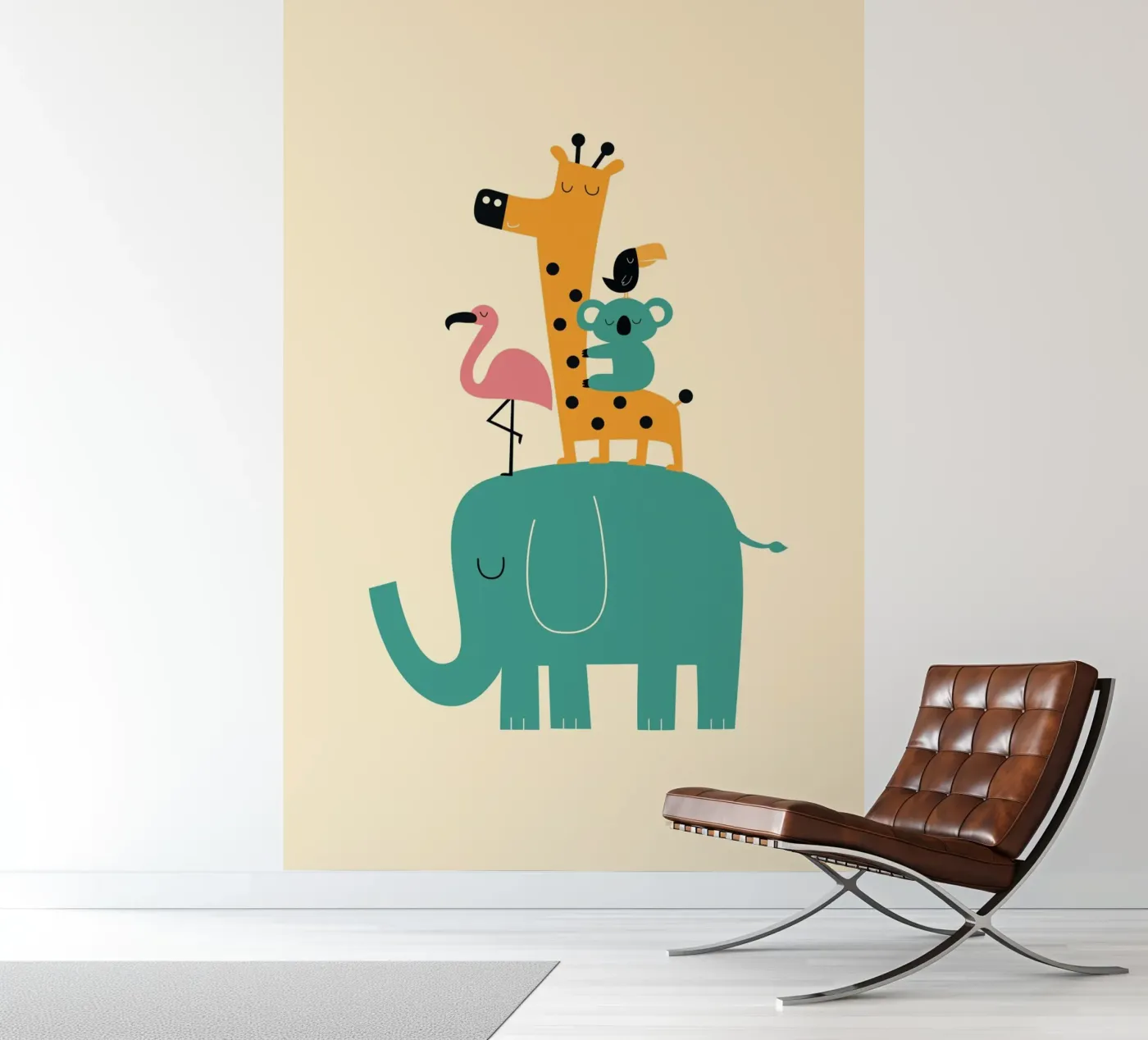 Verder gaan fotobehang van Andy Westface