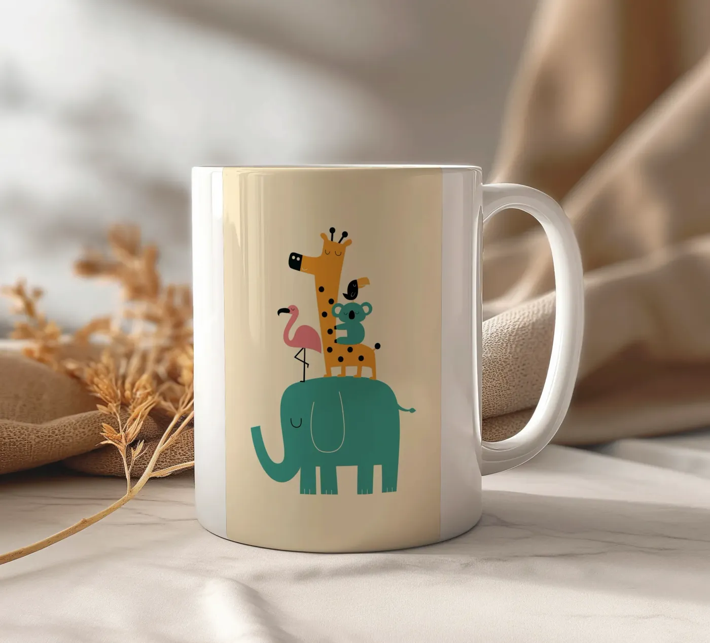 Moving On ceramic mug by Andy Westface