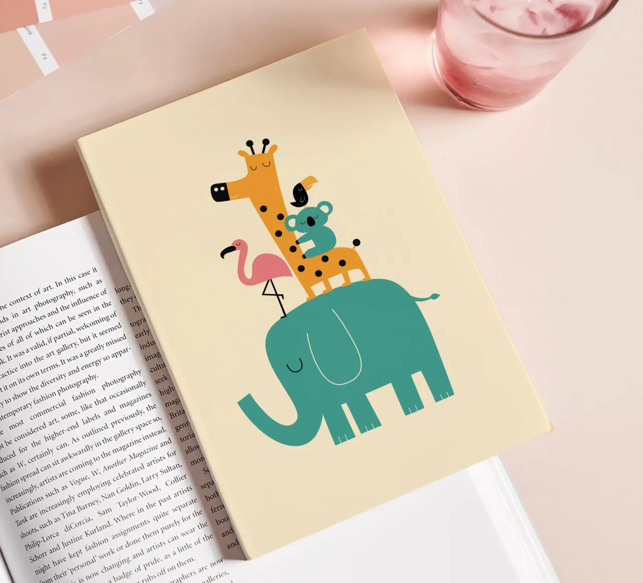 Weitergehen Notizbuch von Andy Westface