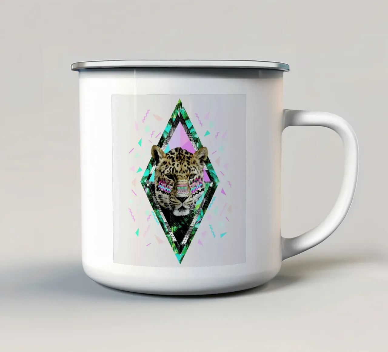 Safari Waves tazza in smalto da Kris Tate