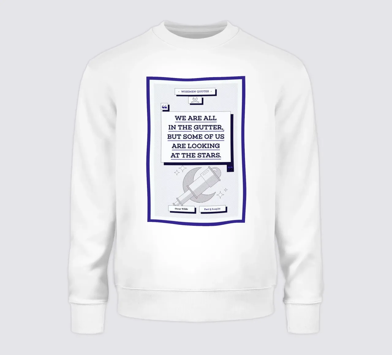 Oscar Wilde sweatshirt by Aycan Elijah Yilmaz
