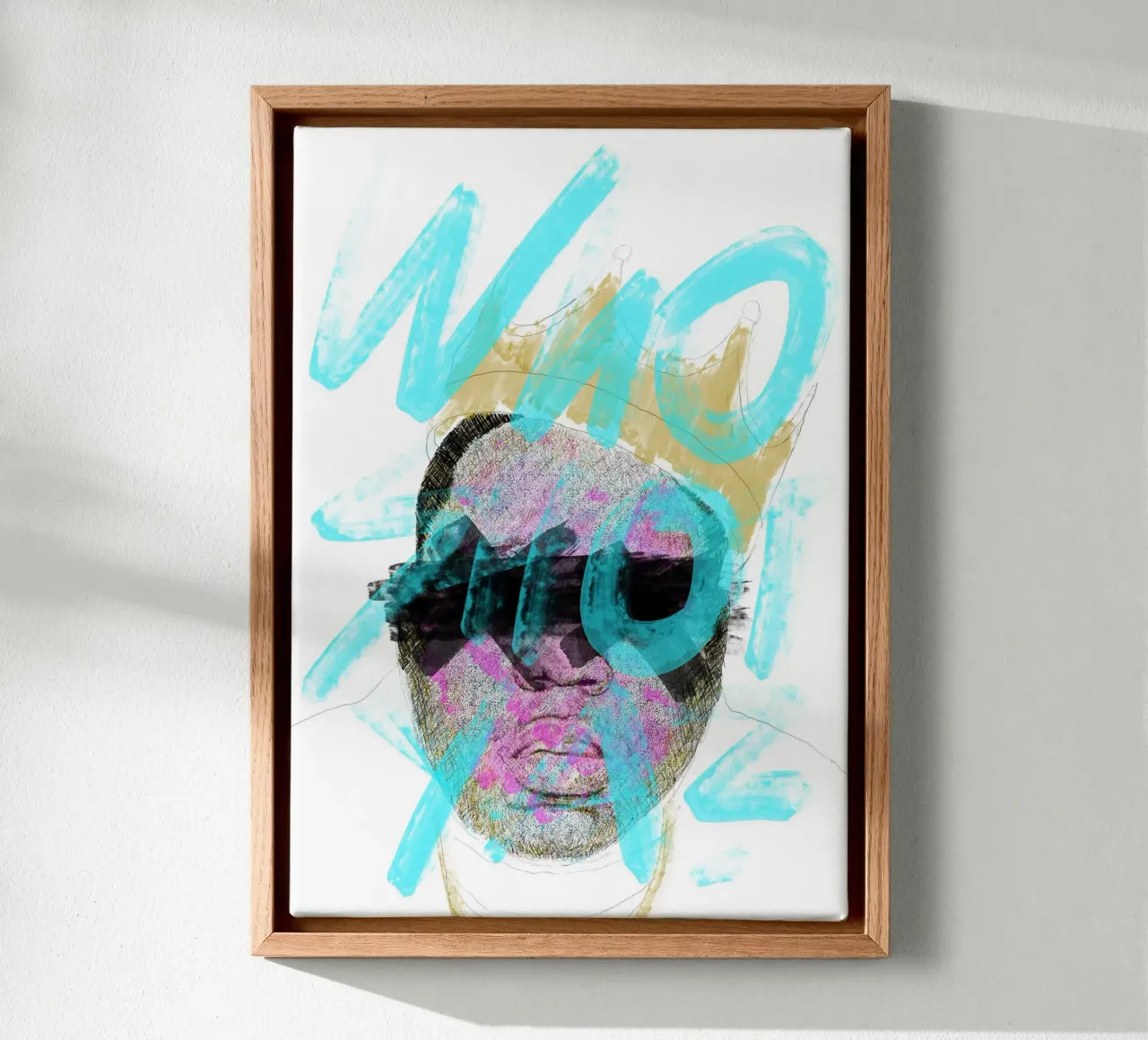 Notorious B.I.G. tela con Cornice a cassetta da DIGIDAVID