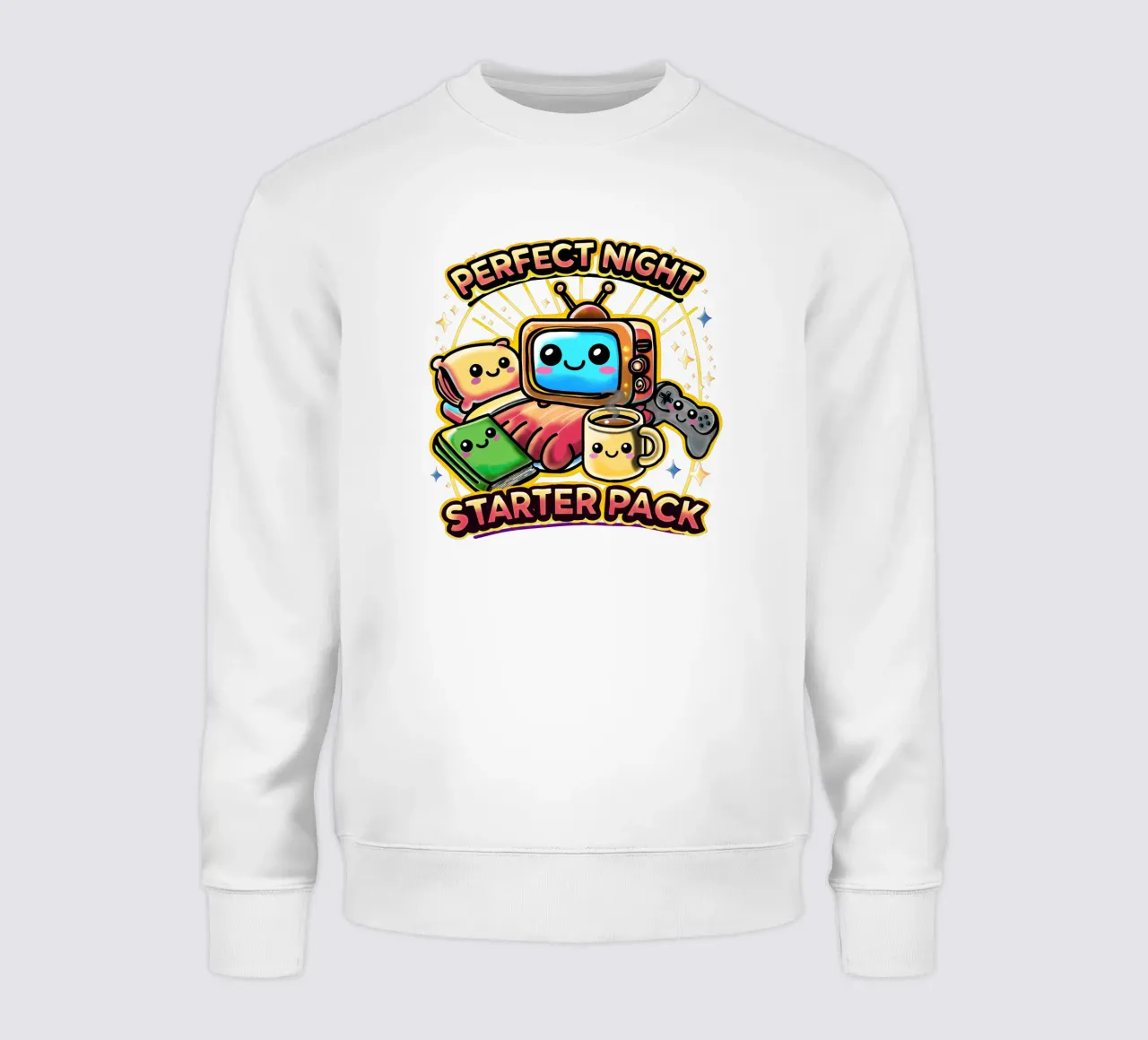 Perfect Night Starter Pack sweatshirt by sillyindustries