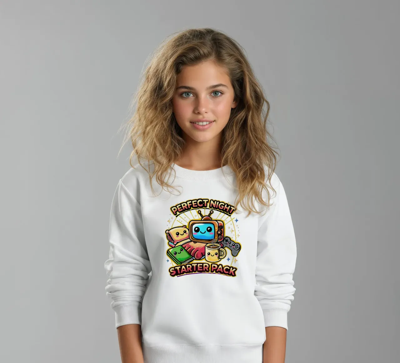Starter Pack Notte Perfetta felpa bambino da sillyindustries