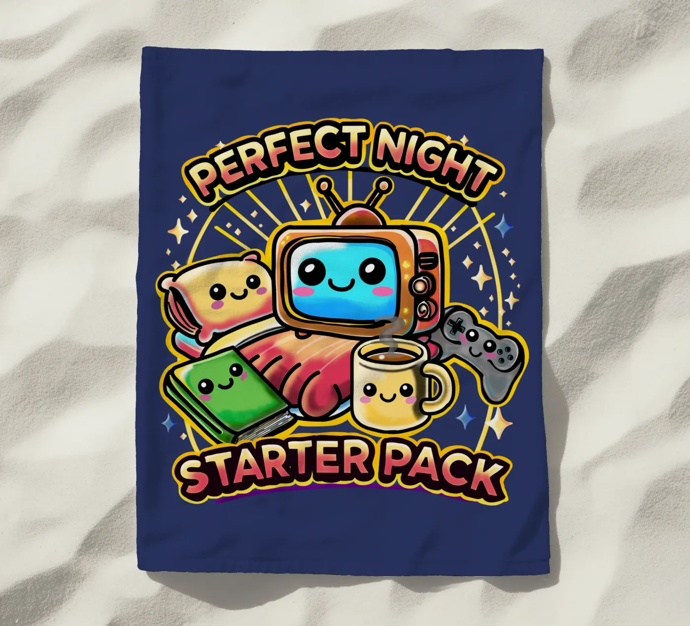 Starter Pack Notte Perfetta telo mare da sillyindustries