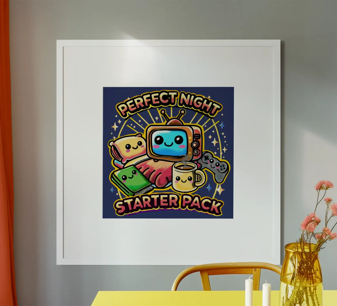 Starter Pack Notte Perfetta poster da sillyindustries