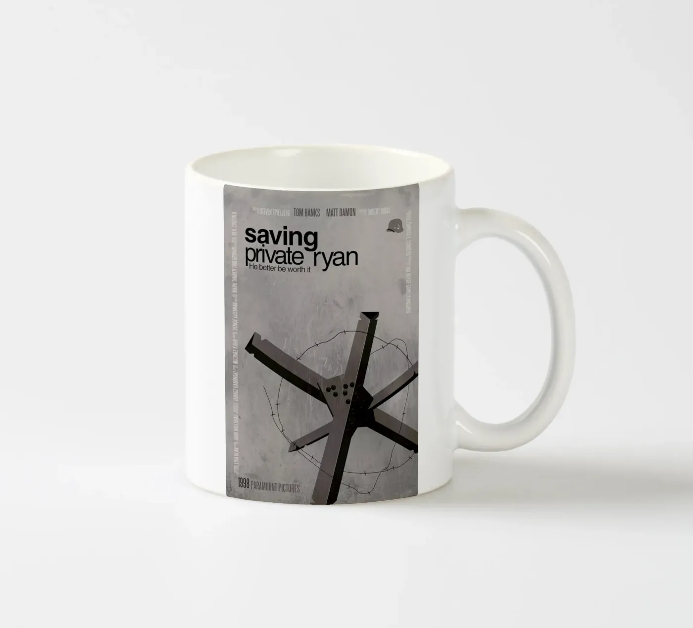 Saving Private Ryan ceramic mug by Aycan Elijah Yilmaz