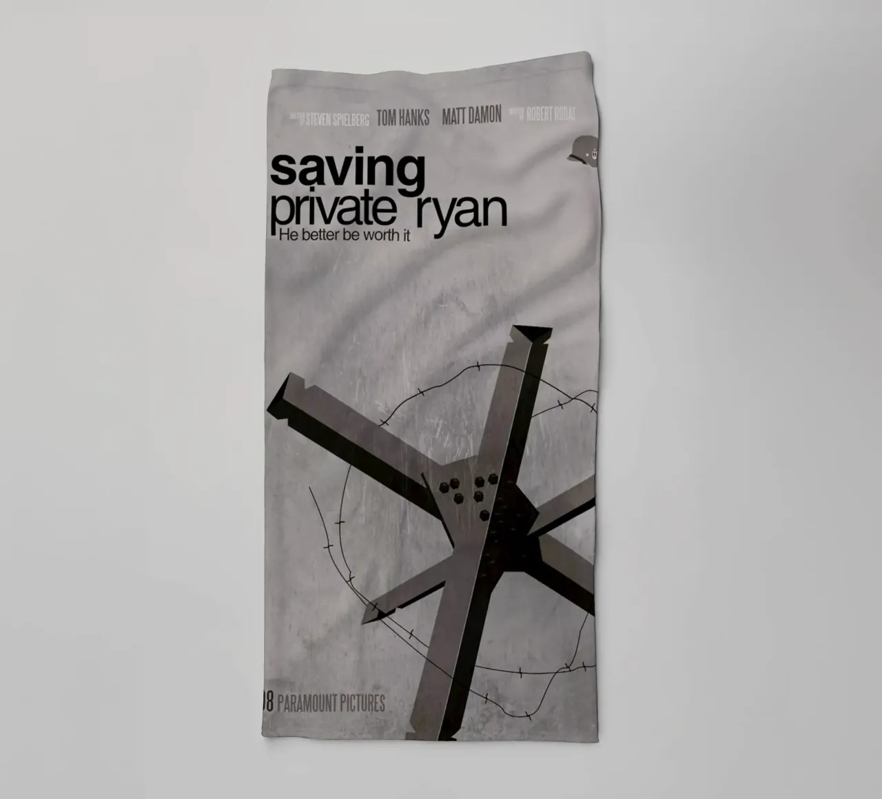 Saving Private Ryan towel by Aycan Elijah Yilmaz