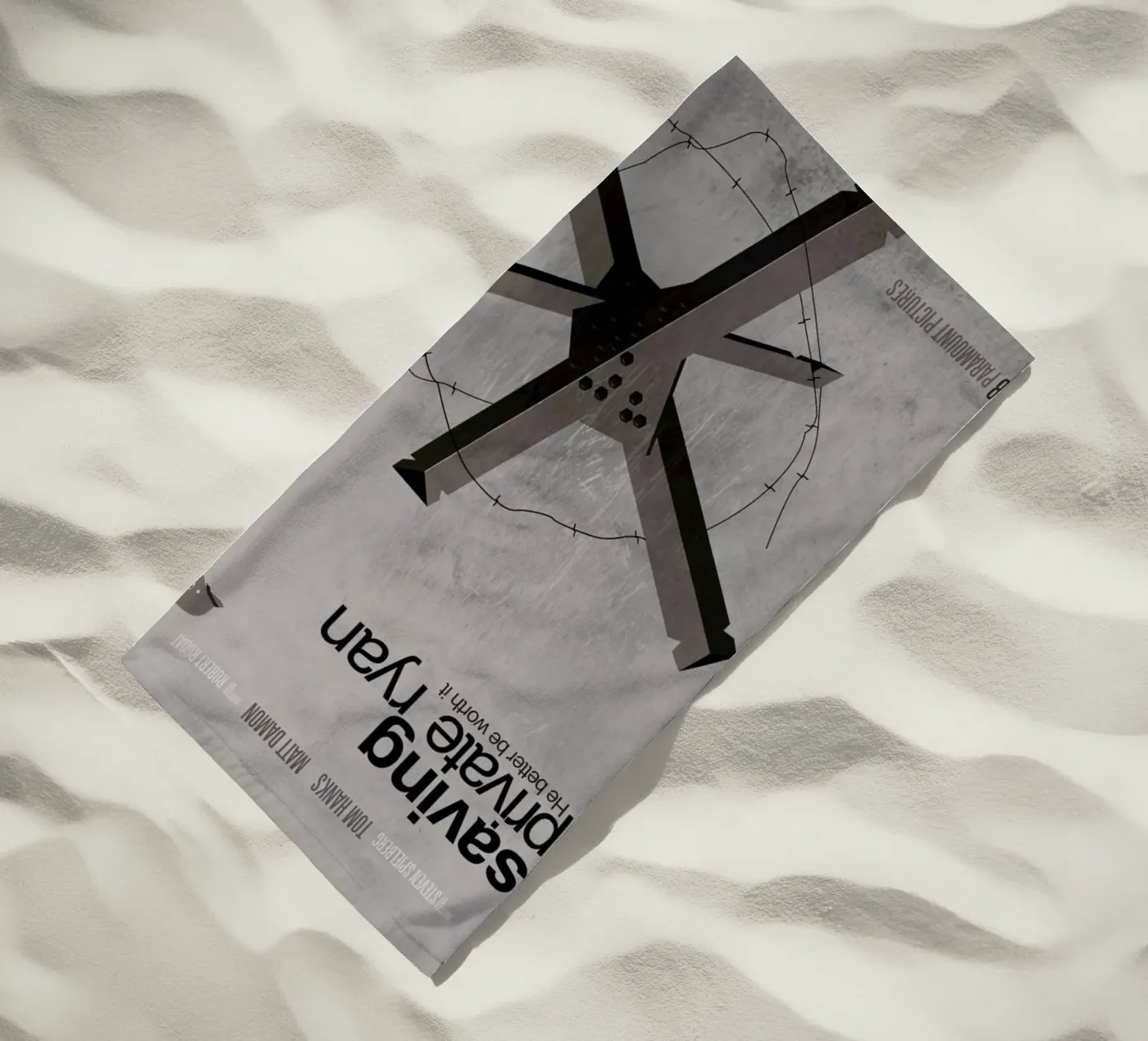 Saving Private Ryan strandhanddoek van Aycan Elijah Yilmaz