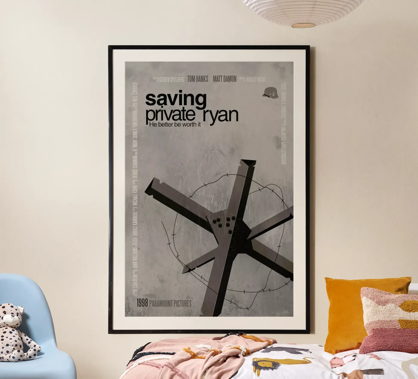 Saving Private Ryan poster van Aycan Elijah Yilmaz