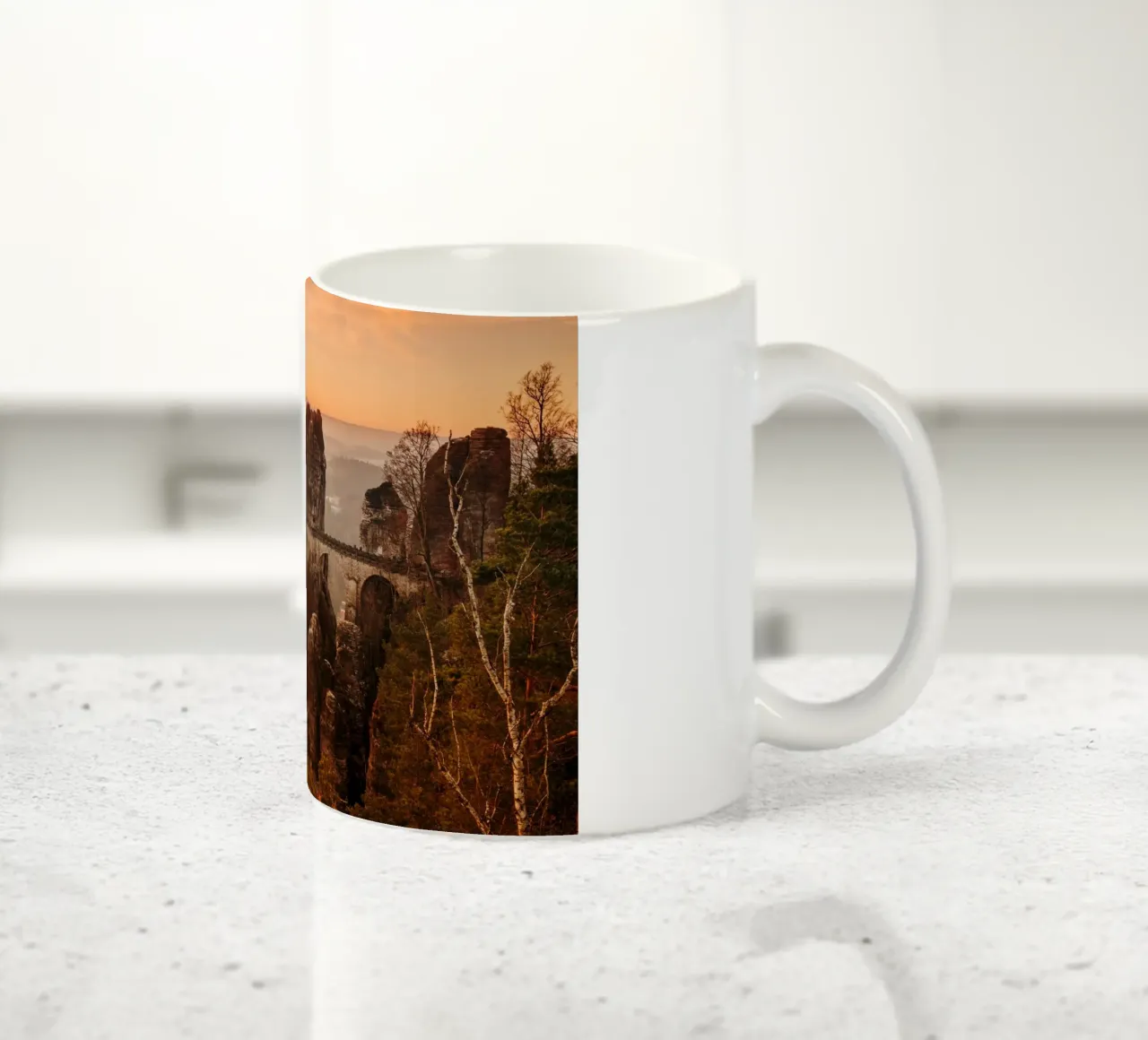 Alba Svizzera sassone - Vista sul Bastei tazza in ceramica da Bold and Retro