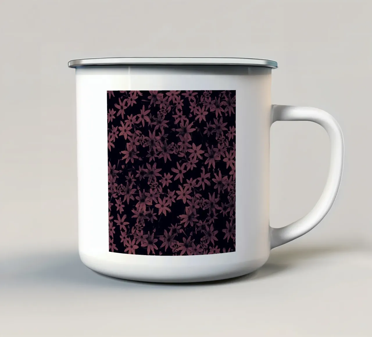 Flowers At Dawn tazza in smalto da Florent Bodart