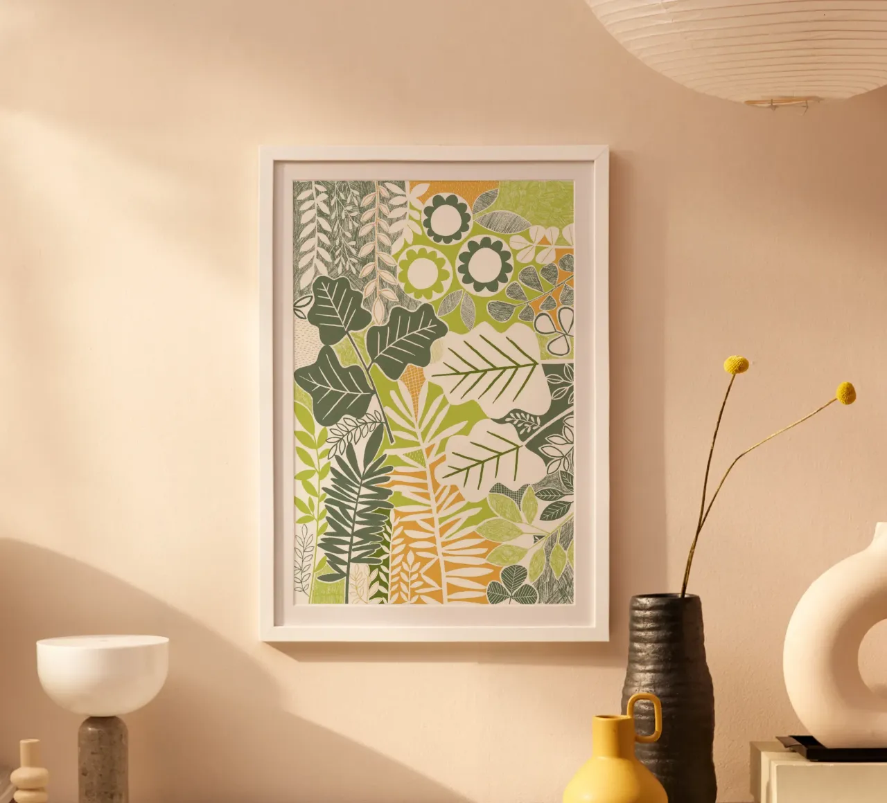 Susan Black - Botanischer Salbei-Zitrus Poster von The Artcircle