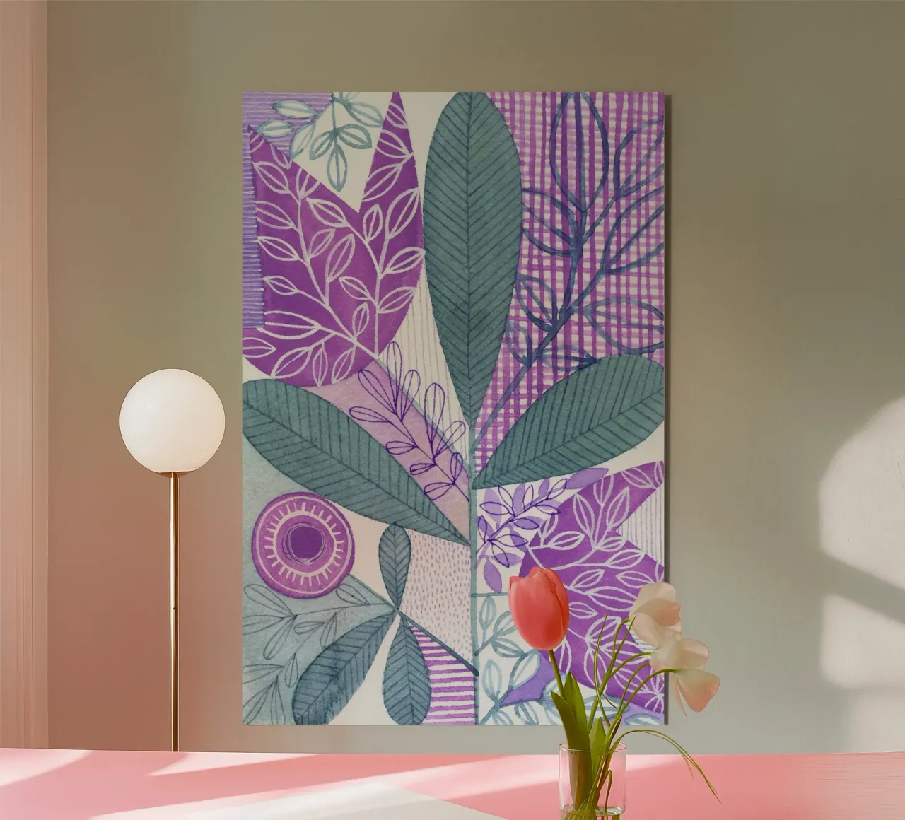 Susan Black - Botanica 04 alluminio dibond da The Artcircle