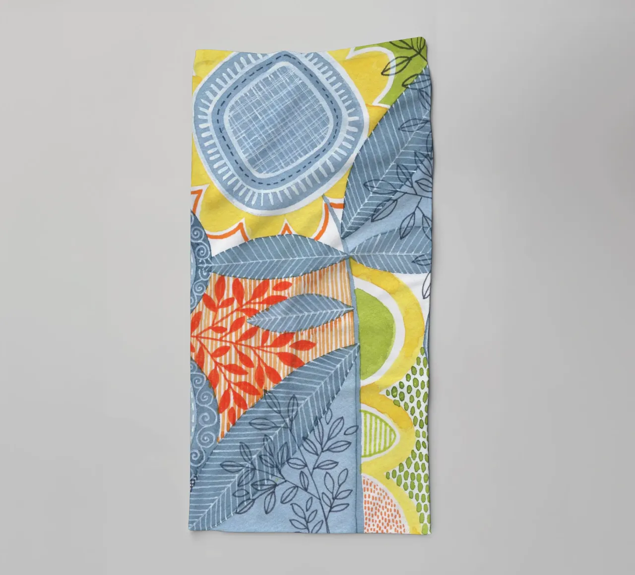 Susan Black - Botanica 05 asciugamano da bagno da The Artcircle