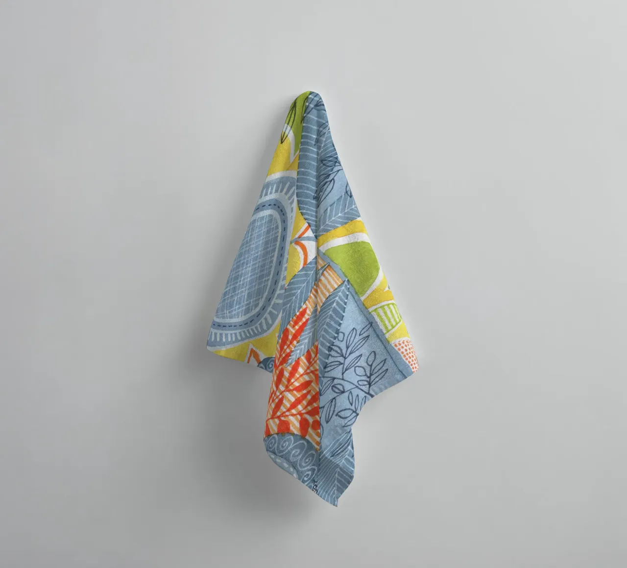 Susan Black - Botanica 05 asciugamano da bagno da The Artcircle
