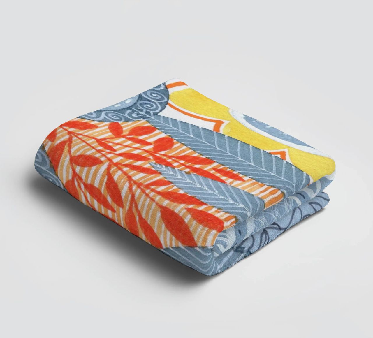 Susan Black - Botanical 05 towel by The Artcircle